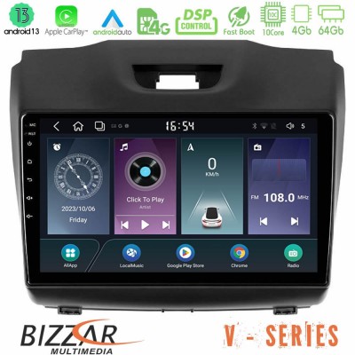 Bizzar V Series Isuzu D-MAX 2012-2019 10core Android13 4+64GB Navigation Multimedia Tablet 9
