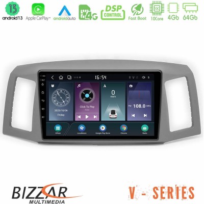 Bizzar V Series Jeep Grand Cherokee 2005-2007 10core Android13 4+64GB Navigation Multimedia Tablet 10