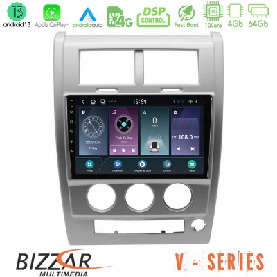 Bizzar V Series Jeep Cherokee (KK) 2008-2012 10core Android13 4+64GB Navigation Multimedia Tablet 10