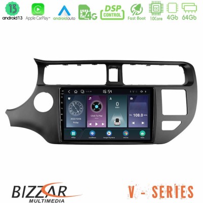 Bizzar V Series Kia Rio 2011-2015 10core Android13 4+64GB Navigation Multimedia Tablet 9