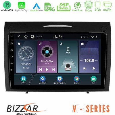 Bizzar V Series Mercedes SLK Class 10core Android13 4+64GB Navigation Multimedia Tablet 9
