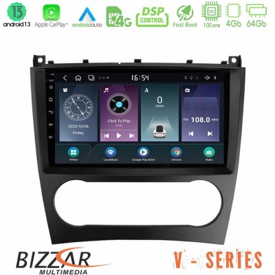 Bizzar V Series Mercedes W203 Facelift 10core Android13 4+64GB Navigation Multimedia Tablet 9
