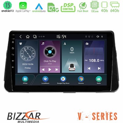 Bizzar V Series Nissan Micra K14 10core Android13 4+64GB Navigation Multimedia Tablet 10