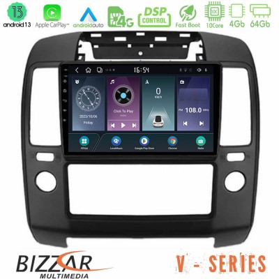 Bizzar V Series Nissan Navara 10core Android13 4+64GB Navigation Multimedia Tablet 9