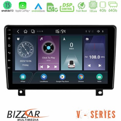 Bizzar V Series Opel Astra H 10core Android13 4+64GB Navigation Multimedia Tablet 9