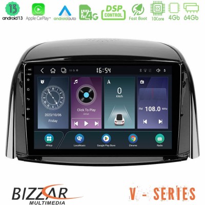 Bizzar V Series Renault Koleos 2007-2015 10core Android13 4+64GB Navigation Multimedia Tablet 9
