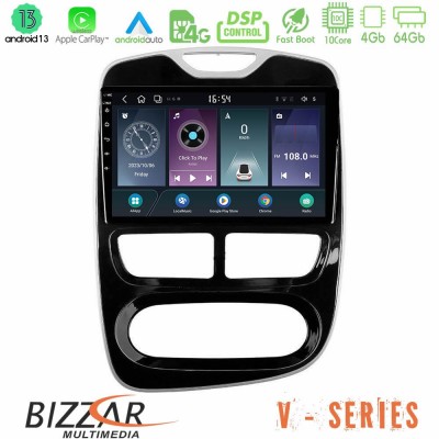Bizzar V Series Renault Clio 2012-2016 10core Android13 4+64GB Navigation Multimedia Tablet 10