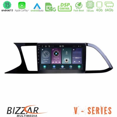 Bizzar V Series Seat Leon 2013 – 2019 10core Android13 4+64GB Navigation Multimedia Tablet 9
