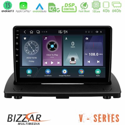 Bizzar V Series Volvo XC90 2006-2014 10core Android13 4+64GB Navigation Multimedia Tablet 9