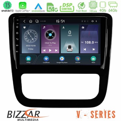 Bizzar V Series VW Scirocco 2008-2014 10core Android13 4+64GB Navigation Multimedia Tablet 9