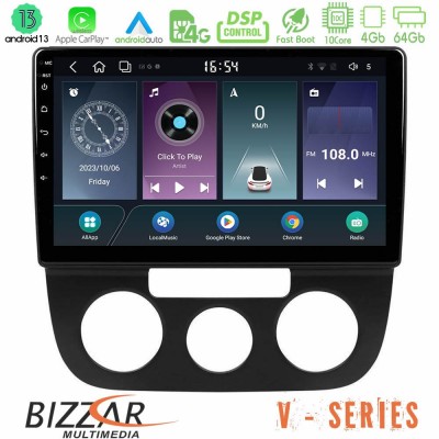 Bizzar V Series VW Jetta 10core Android13 4+64GB Navigation Multimedia Tablet 10