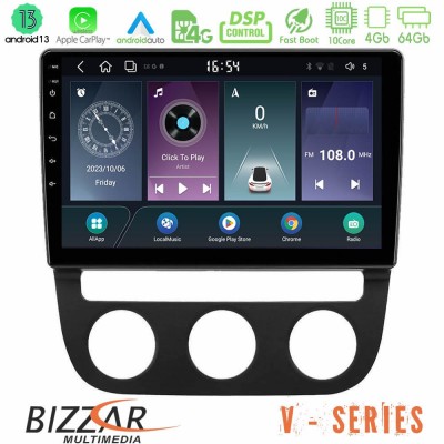Bizzar V Series VW Jetta 10core Android13 4+64GB Navigation Multimedia Tablet 10