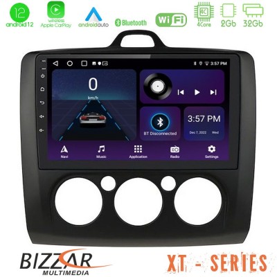 Bizzar XT Series Ford Focus Manual AC 4Core Android12 2+32GB Navigation Multimedia 9