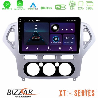 Bizzar XT Series Ford Mondeo 2007-2010 Manual A/C 4Core Android12 2+32GB Navigation Multimedia Tablet 10