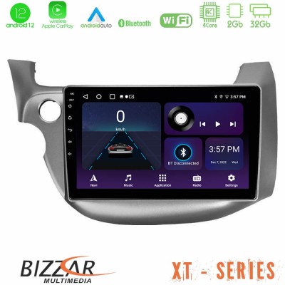 Bizzar XT Series Honda Jazz 2009-2013 4Core Android12 2+32GB Navigation Multimedia Tablet 10