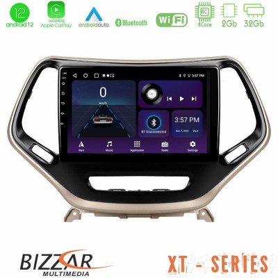 Bizzar XT Series Jeep Cherokee 2014-2019 4Core Android12 2+32GB Navigation Multimedia Tablet 9