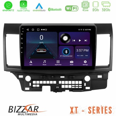 Bizzar XT Series Mitsubishi Lancer 2008 – 2015 4Core Android12 2+32GB Navigation Multimedia Tablet 10