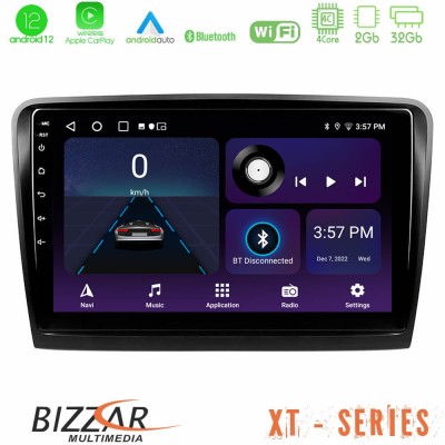 Bizzar XT Series Skoda Superb 2008-2015 4Core Android12 2+32GB Navigation Multimedia Tablet 10