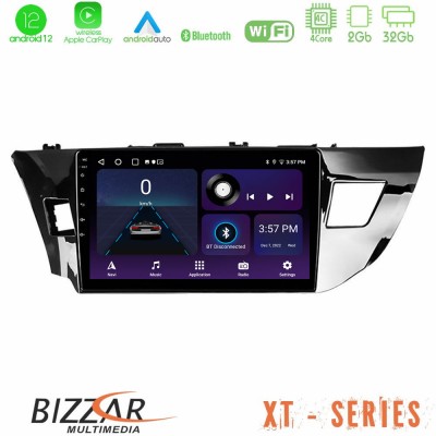 Bizzar XT Series Toyota Corolla 2014-2016 4Core Android12 2+32GB Navigation Multimedia Tablet 10