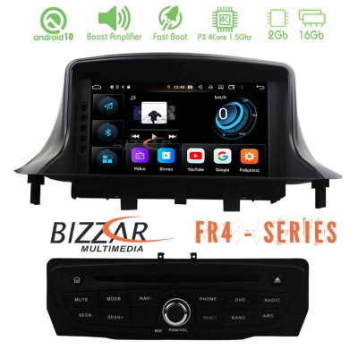 Bizzar FR4 Series Renault Megane 3 Android 10 4Core Multimedia Station