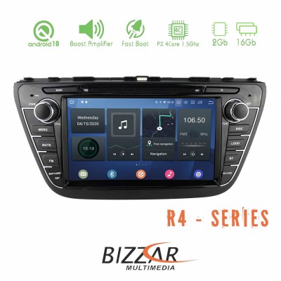Bizzar R4 Series Suzuki SX4 S-Cross Android 10 8core Navigation Multimedia