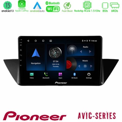 Pioneer AVIC 4Core Android13 2+64GB BMW Χ1 E84 Navigation Multimedia Tablet 10