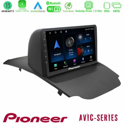 Pioneer AVIC 4Core Android13 2+64GB Ford Ecosport 2014-2017 Navigation Multimedia Tablet 10