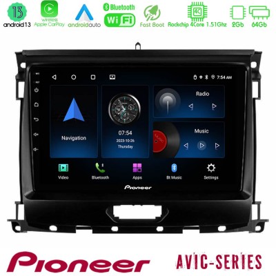Pioneer AVIC 4Core Android13 2+64GB Ford Ranger 2017-2022 Navigation Multimedia Tablet 9