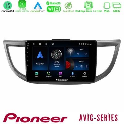 Pioneer AVIC 4Core Android13 2+64GB Honda CRV 2012-2017 Navigation Multimedia Tablet 9
