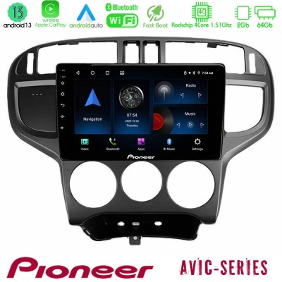 Pioneer AVIC 4Core Android13 2+64GB Hyundai Matrix 2001-2010 Navigation Multimedia Tablet 9