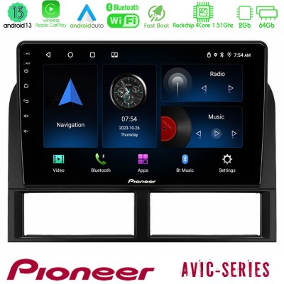 Pioneer AVIC 4Core Android13 2+64GB Jeep Grand Cherokee 1999-2004 Navigation Multimedia Tablet 9