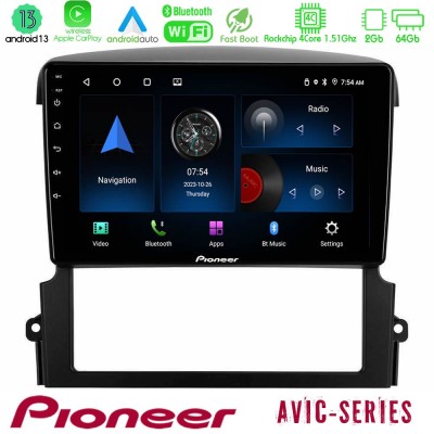 Pioneer AVIC 4Core Android13 2+64GB Kia Sorento Navigation Multimedia Tablet 9