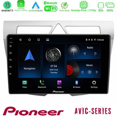 Pioneer AVIC 4Core Android13 2+64GB Kia Picanto Navigation Multimedia Tablet 9