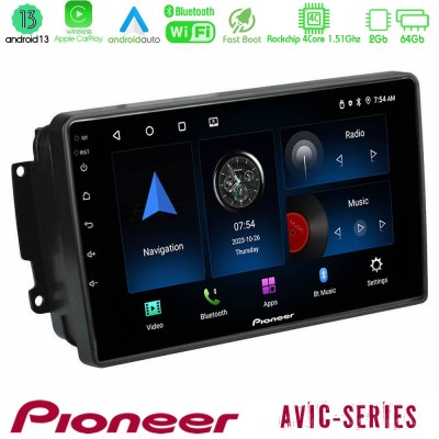 Pioneer AVIC 4Core Android13 2+64GB Mercedes C/CLK/G Class (W203/W209) Navigation Multimedia Tablet 9