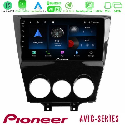 Pioneer AVIC 4Core Android13 2+64GB Mazda RX8 2008-2012 Navigation Multimedia Tablet 9