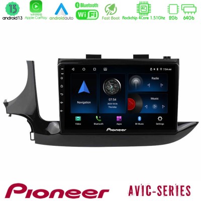 Pioneer AVIC 4Core Android13 2+64GB Opel Mokka 2016-2020 Navigation Multimedia Tablet 9