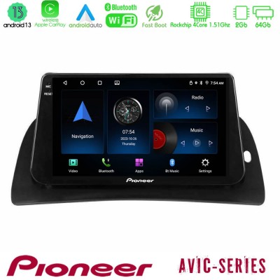 Pioneer AVIC 4Core Android13 2+64GB Renault Kangoo 2015-2018 Navigation Multimedia Tablet 9