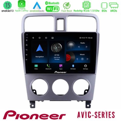 Pioneer AVIC 4Core Android13 2+64GB Subaru Forester 2003-2007 Navigation Multimedia Tablet 9