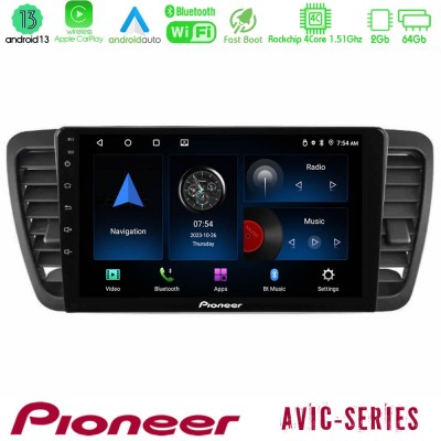 Pioneer AVIC 4Core Android13 2+64GB Subaru Legacy/Outback 2002-2008 Navigation Multimedia Tablet 9