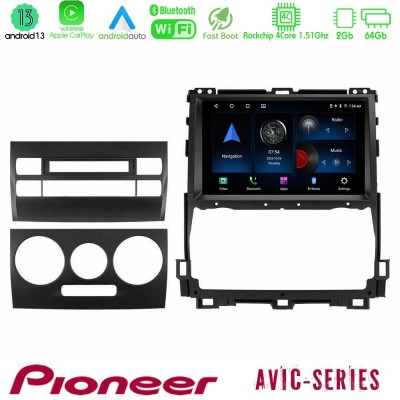 Pioneer AVIC 4Core Android13 2+64GB Toyota Land Cruiser J120 2002-2009 Navigation Multimedia Tablet 9