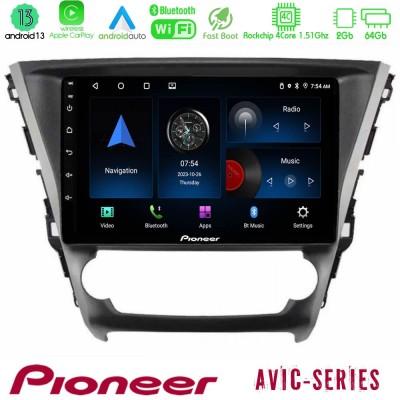 Pioneer AVIC 4Core Android13 2+64GB Toyota Avensis 2015-2018 Navigation Multimedia Tablet 9