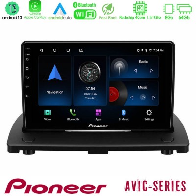 Pioneer AVIC 4Core Android13 2+64GB Volvo XC90 2006-2014 Navigation Multimedia Tablet 9