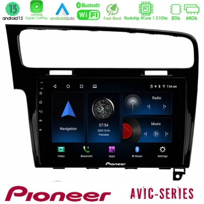 Pioneer AVIC 4Core Android13 2+64GB VW GOLF 7 Navigation Multimedia Tablet 10