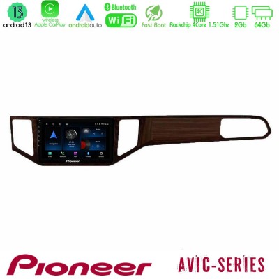 Pioneer AVIC 4Core Android13 2+64GB VW Sportsvan 2014-2020 Navigation Multimedia Tablet 9