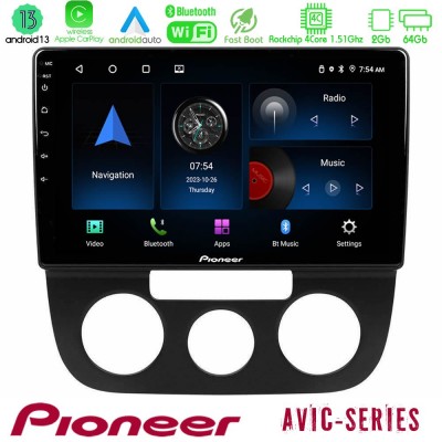 Pioneer AVIC 4Core Android13 2+64GB VW Jetta Navigation Multimedia Tablet 10