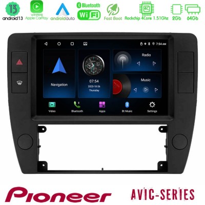 Pioneer AVIC 4Core Android13 2+64GB VW Passat B5 2001-2005 Navigation Multimedia Tablet 9