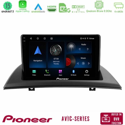 Pioneer AVIC 8Core Android13 4+64GB BMW E83 Navigation Multimedia Tablet 9