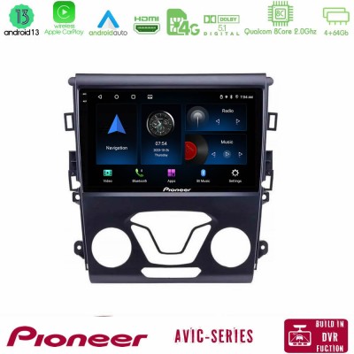 Pioneer AVIC 8Core Android13 4+64GB Ford Mondeo 2014-2017 Navigation Multimedia Tablet 9