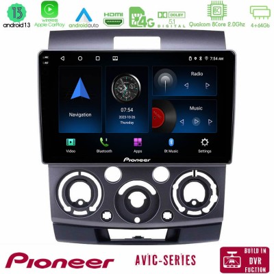 Pioneer AVIC 8Core Android13 4+64GB Ford Ranger/Mazda BT50 Navigation Multimedia Tablet 9