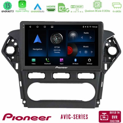 Pioneer AVIC 8Core Android13 4+64GB Ford Mondeo 2011-2014 Navigation Multimedia Tablet 9